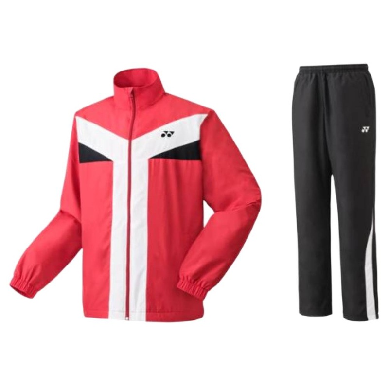 Yonex Men’s Warmup Track Suit (Red/Black)