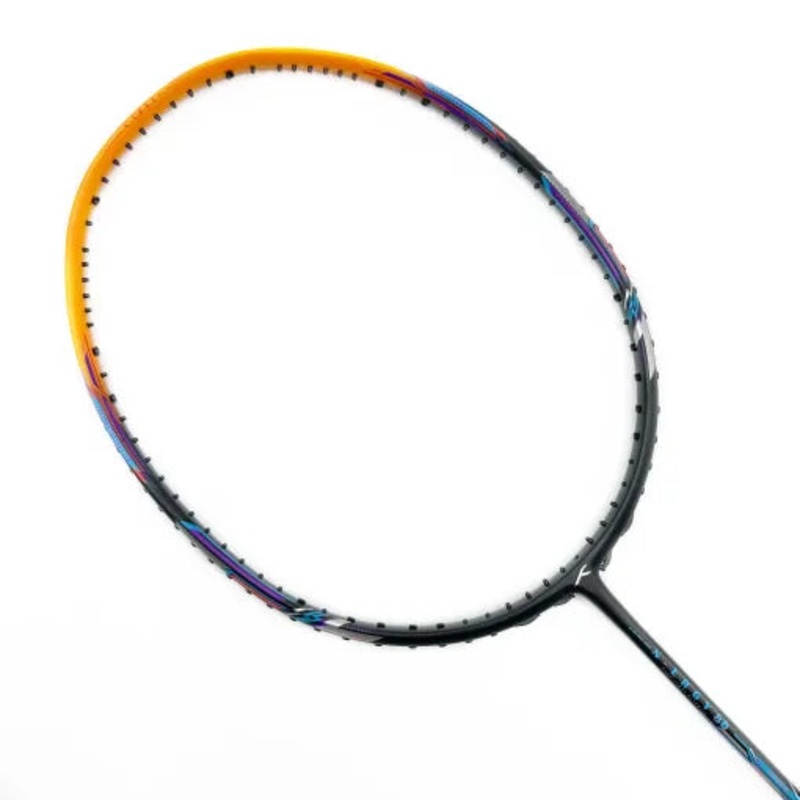 Hundred N-Ergy 80 Strung 4U Badminton Racket – Black/Orange Black/Orange 4U6