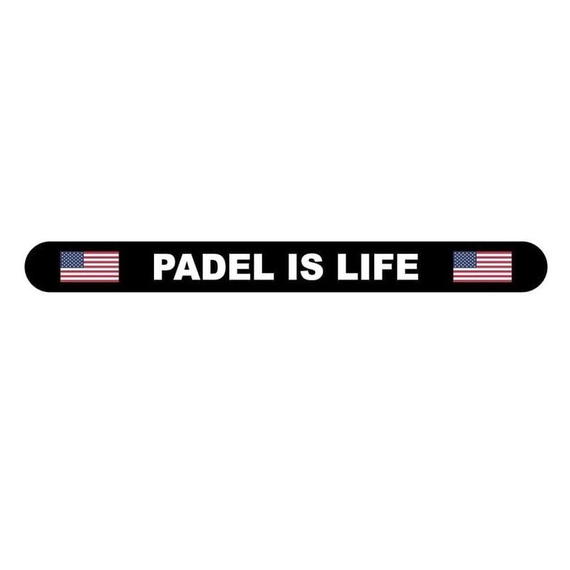 Incro US Flag PADEL IS LIFE Racket Protector Black