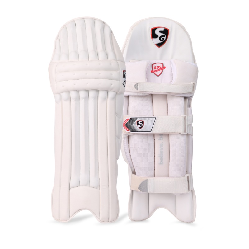 SG Test White Cricket Batting Legguard (Batting Pad) | KIBI SPORTS Junior