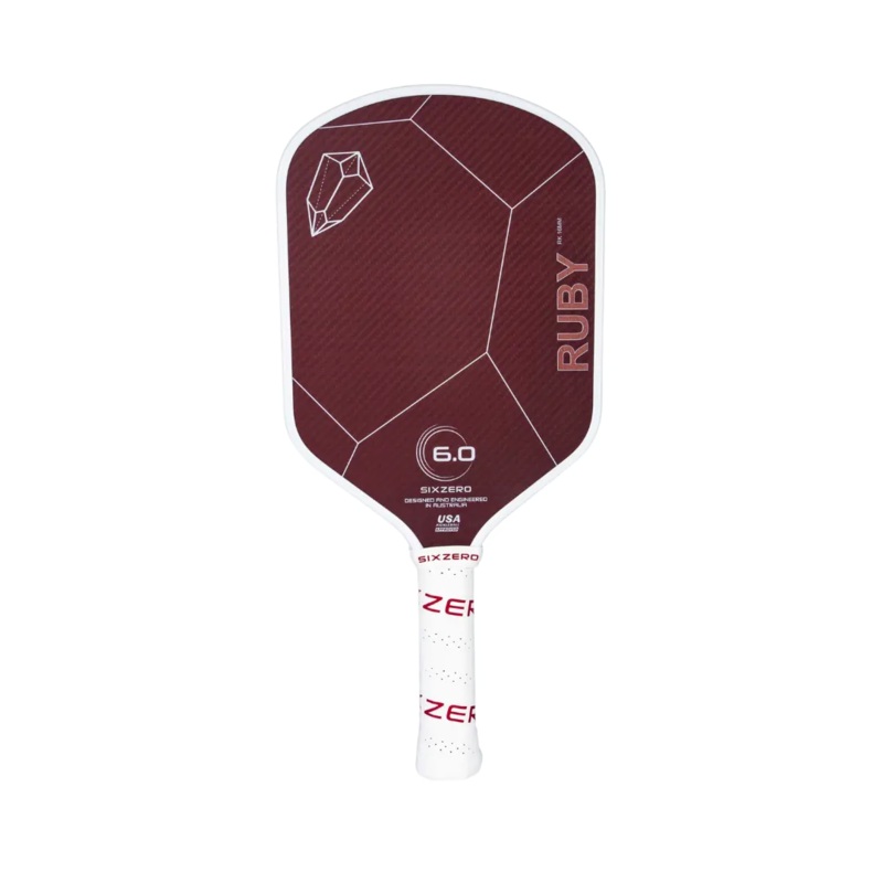 Six Zero Ruby Pickleball Paddle 14mm