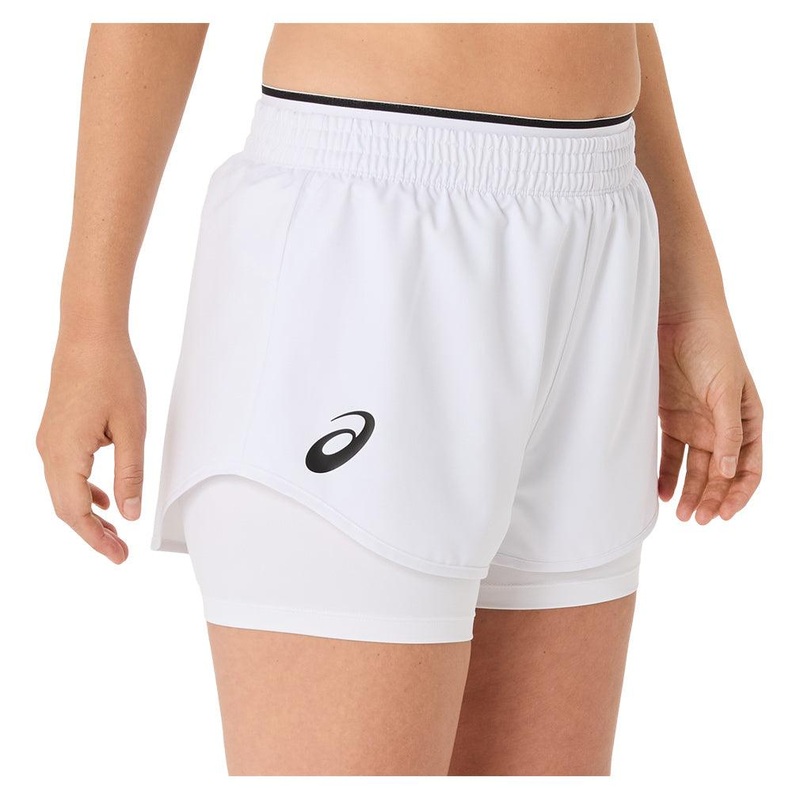 Women`s Match Tennis Short Brilliant White