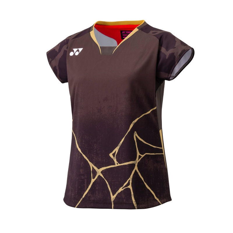 Yonex Team Japan Women Crew Neck Shirt 20962YX – Brown Brown M