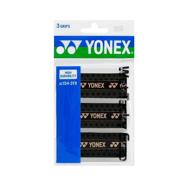 YONEX Wet Tacky Grip (3 Wraps) AC154-3YX Multiple Colors Black
