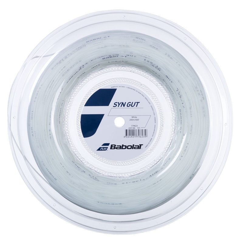 Babolat Synthetic Gut 16 Tennis String Reel White