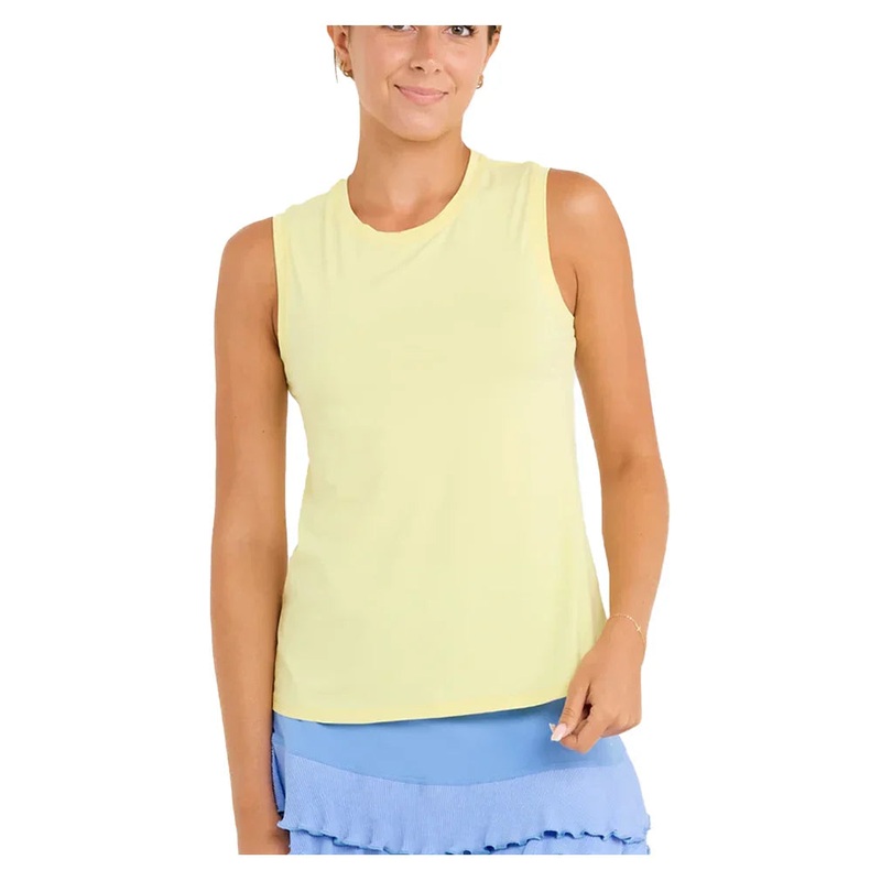 Women`s Hi-Low Tennis Tank Lemonade
