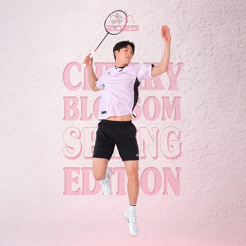 YONEX MEN’S T-SHIRTS 252TS003M (2025 Cherry Blossom Edition) PINK 95(M)