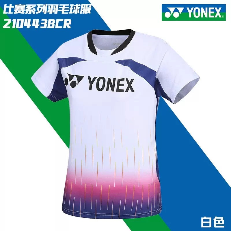 YONEX Womens  Game T-shirt 210443BCR White(011) M