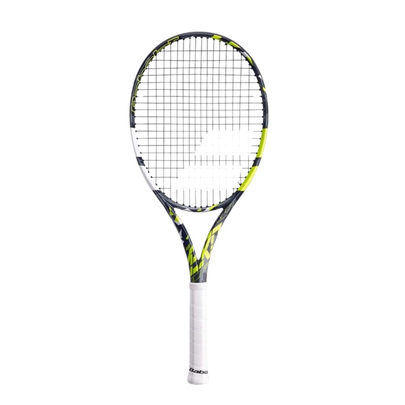 Babolat Pure Aero Team 100 285g Strung Tennis Racket Strung G0 GREY/YELLOW/WHITE