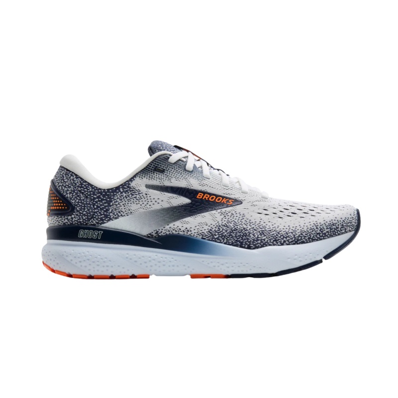 Brooks Ghost M 16 110418 White/Peacoat/Orange UK 9.5