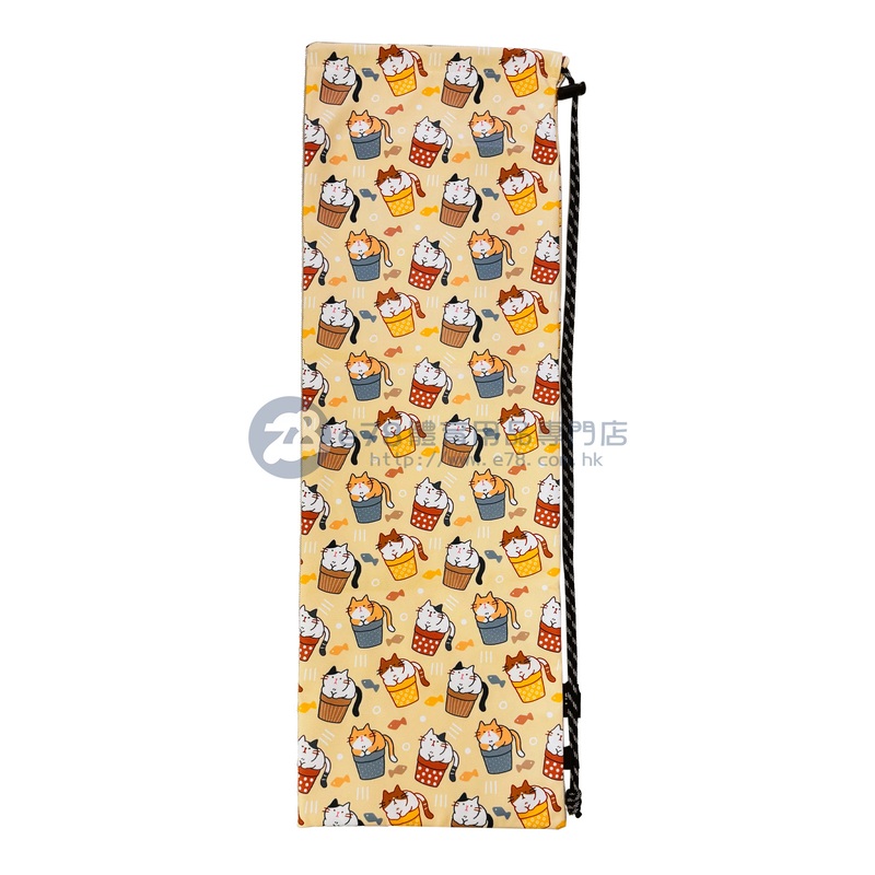 Handmade Water Resistant Racket Case (Flowerpot Cat 389) Flowerpot Cat 389