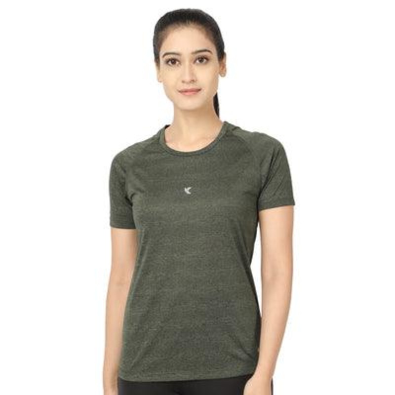 Kronos Raglan Grindle Striper | Women’s | Olive | KIBI Sports S