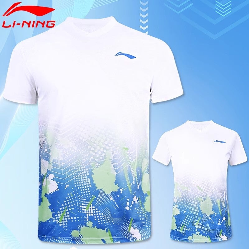 LI-NING Men’s Game Shirt AAYU221 White M