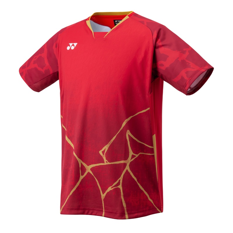 Yonex Team Japan Men Crew Neck Shirt 10730YX – Wine Wine M