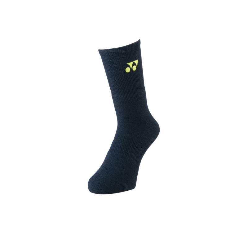 YONEX 19120 Sports Crew Socks [Navy/Citrus Green]