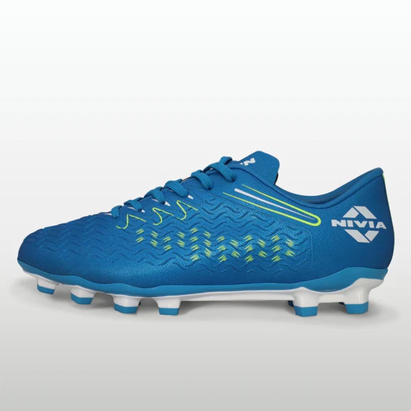 Nivia Nitro Football Studs Football Shoes | KIBI Sports 3 Metallic Blue