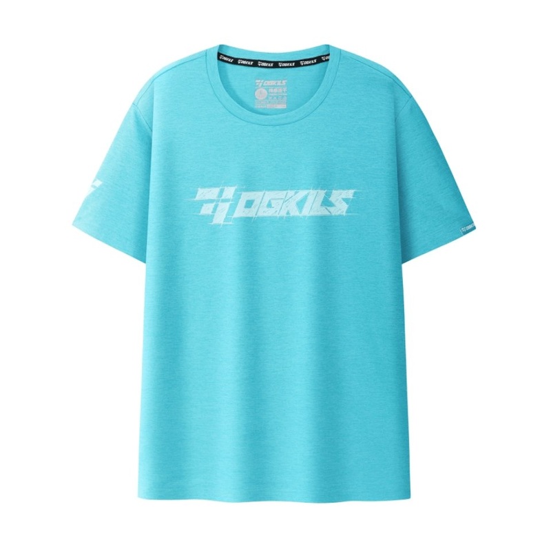 OGKILS Logo Edition Sports T-Shirt UNISEX CYAN XS