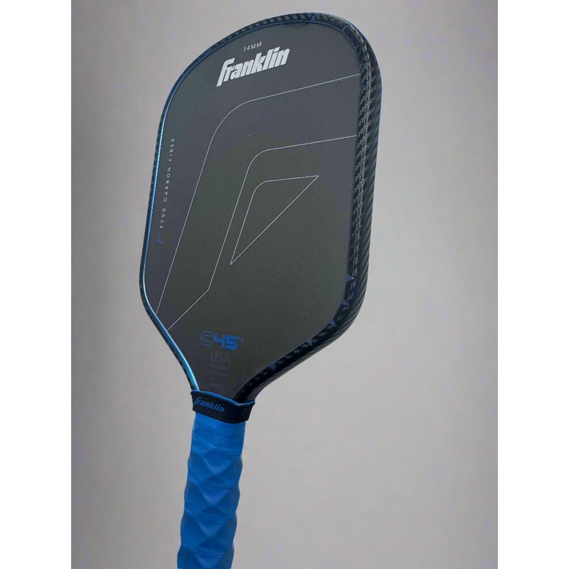 Custom Franklin C45 14mm Carbon Fiber Pickleball Paddle – Hesacore Grip – Sub Zero