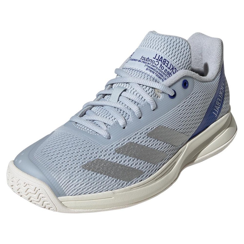 Women`s Courtflash Pickleball Shoes Halo Blue and Lucid Blue