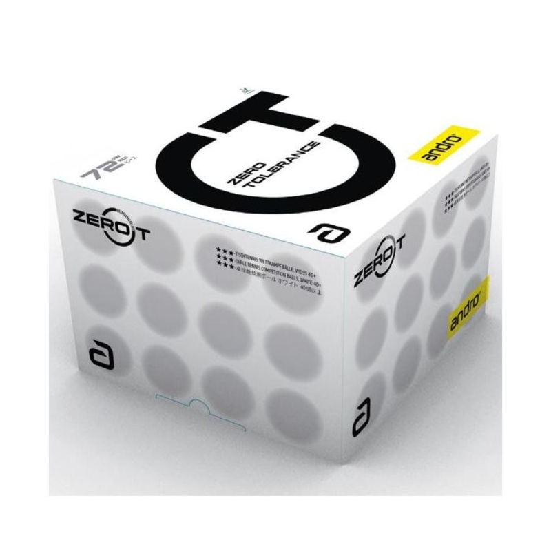 Balles Andro Zero T 3* (x72)