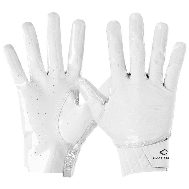 Cutters Men’s Rev Pro 5.0 Receiver Gloves White Small
