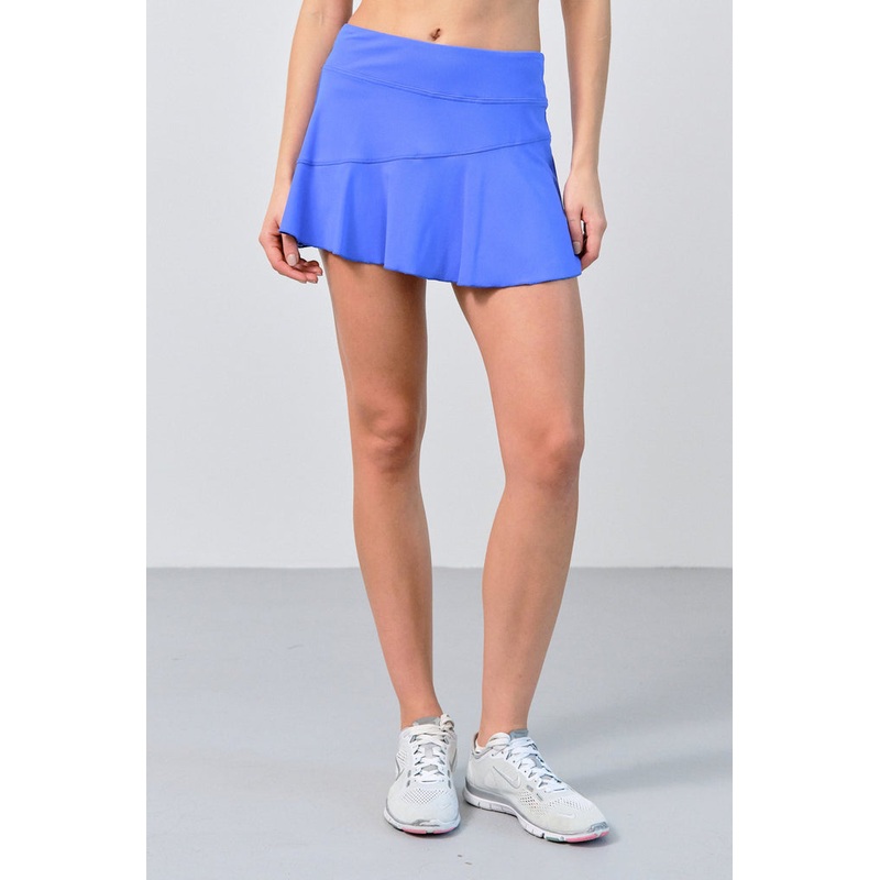 Lija Womens Rib Multi Panel Skort XSmall White