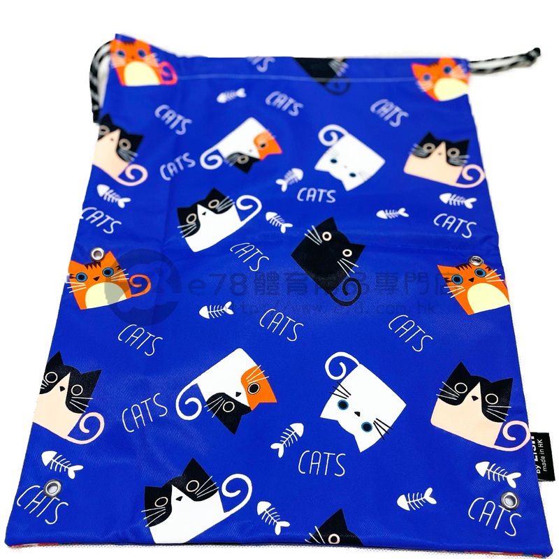 Lis..Handmade Water Resistant shoes bag (purple cat 129) purple cat 129