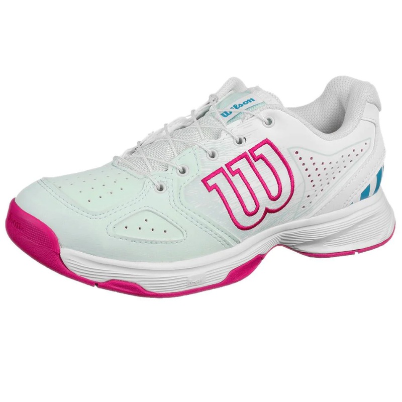 Wilson Kaos QL Junior Tennis Shoe (Smoothing Sea/White)