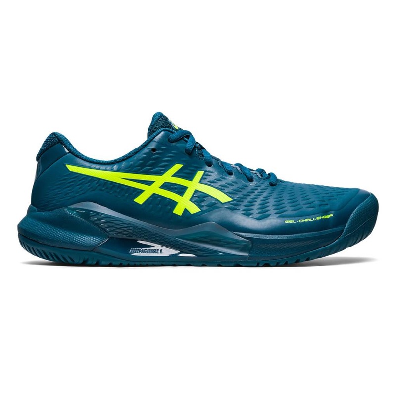 Asics Gel Challenger 14 Men’s Tennis Shoe (Blue/Yellow)