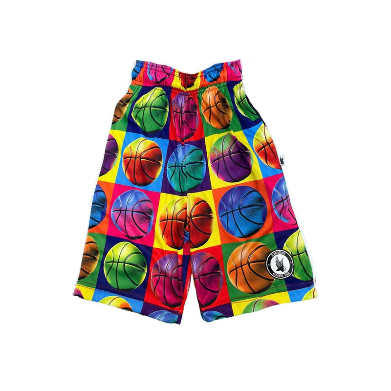 Flow Society Boys’ Basketball Pop Art Short XSmall