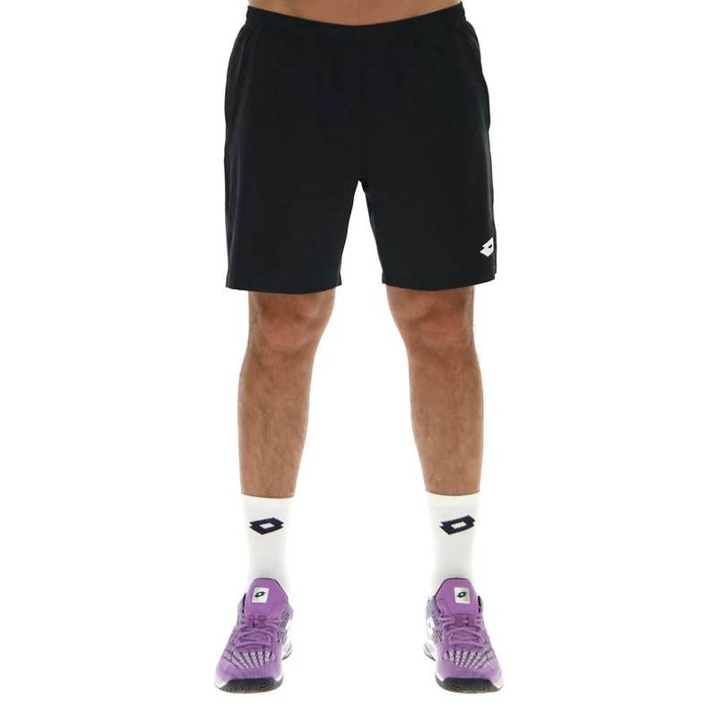 Lotto Men’s Top II Short 7-Inch (Black)