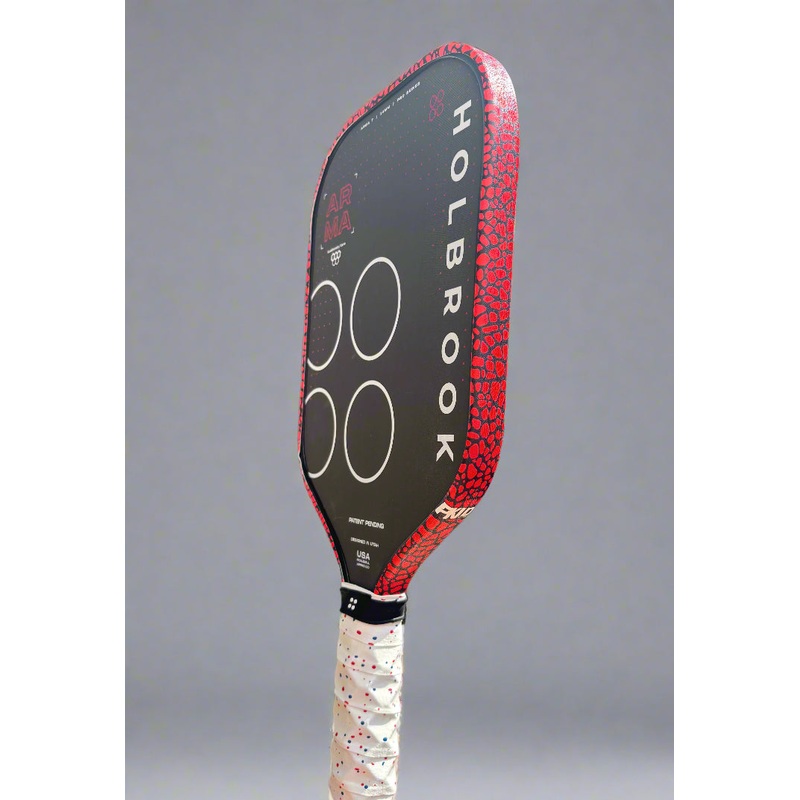 Custom Holbrook ARMA T 14mm Pickleball Paddle – Red Cement