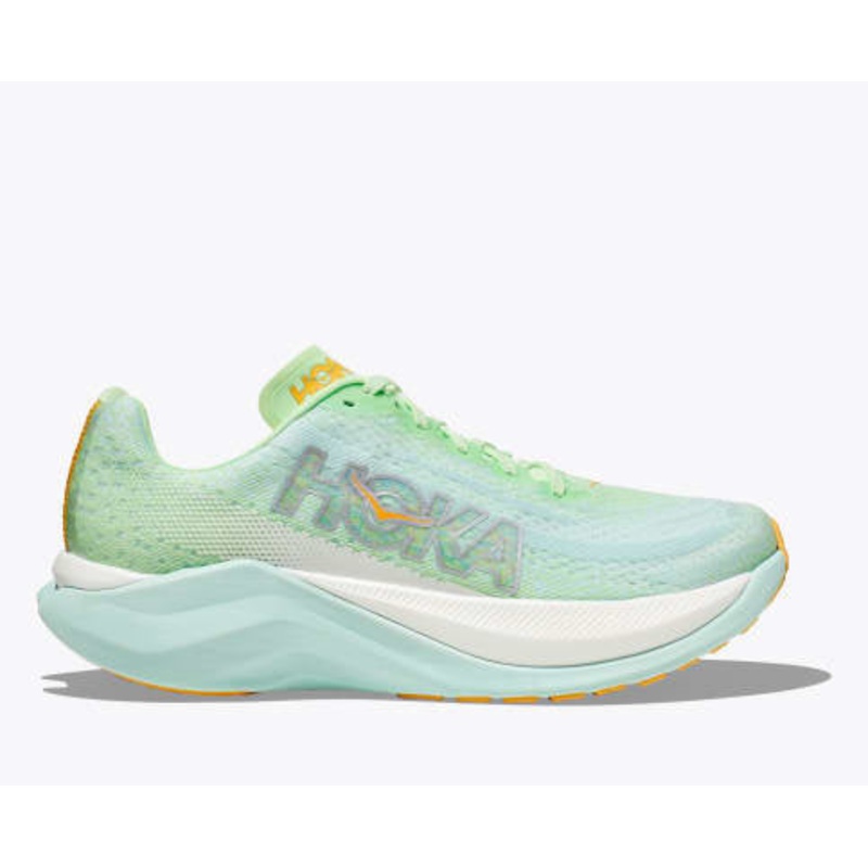 Hoka Women’s Mach X Lime Glow/Sunlit Ocean-LGSO 6
