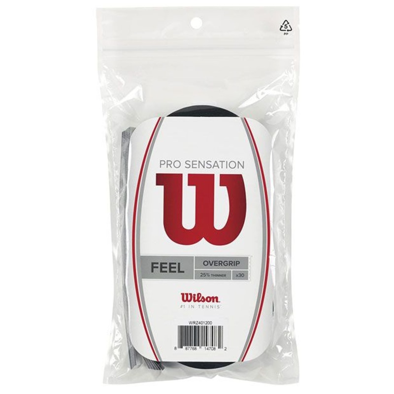Wilson Pro Sensation Overgrip Black –  30 Pack