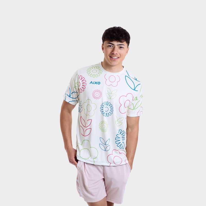 Aixo Spring Mens T Shirt Ivory Ivory XS
