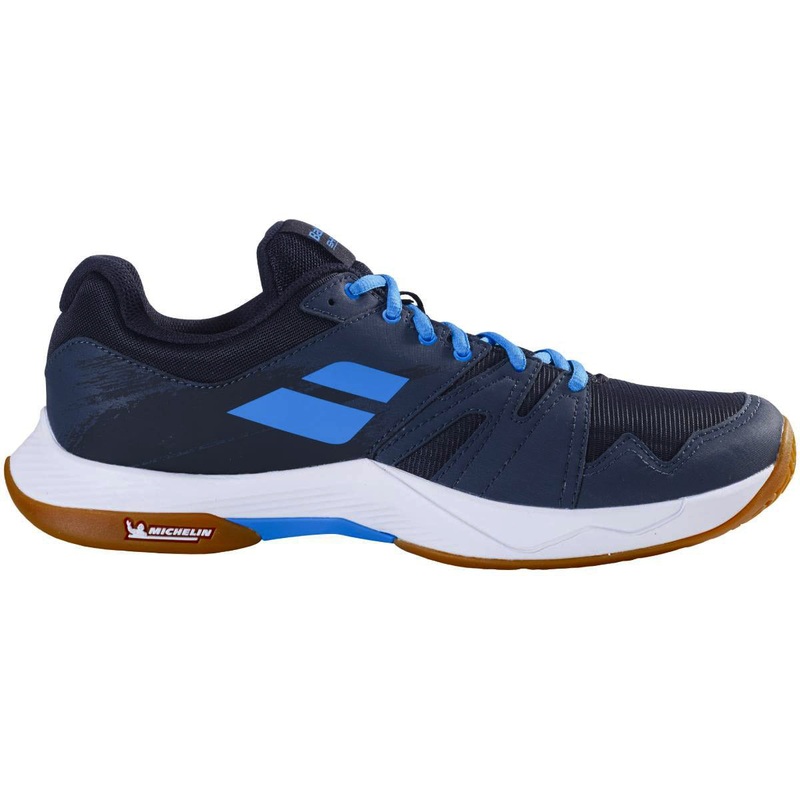Babolat Shadow Team Men’s Indoor Court Shoe (Dark Grey/Blue)