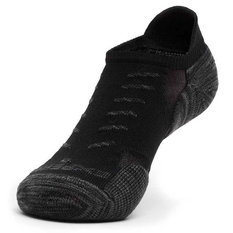 Experia Techfit Light Cushion No Show Tennis Socks Black
