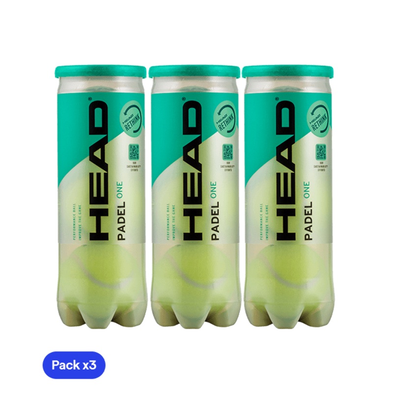 HEAD One  Padel Balls Pack (Pack x3)