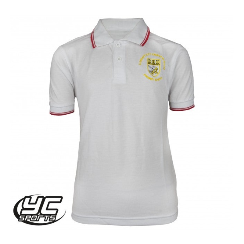 Llandaff City Church In Wales Primary School Polo (Choose Your Colour) 2/3 RED