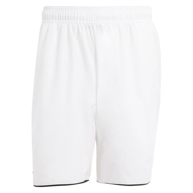 Men`s Club 9in Tennis Short White