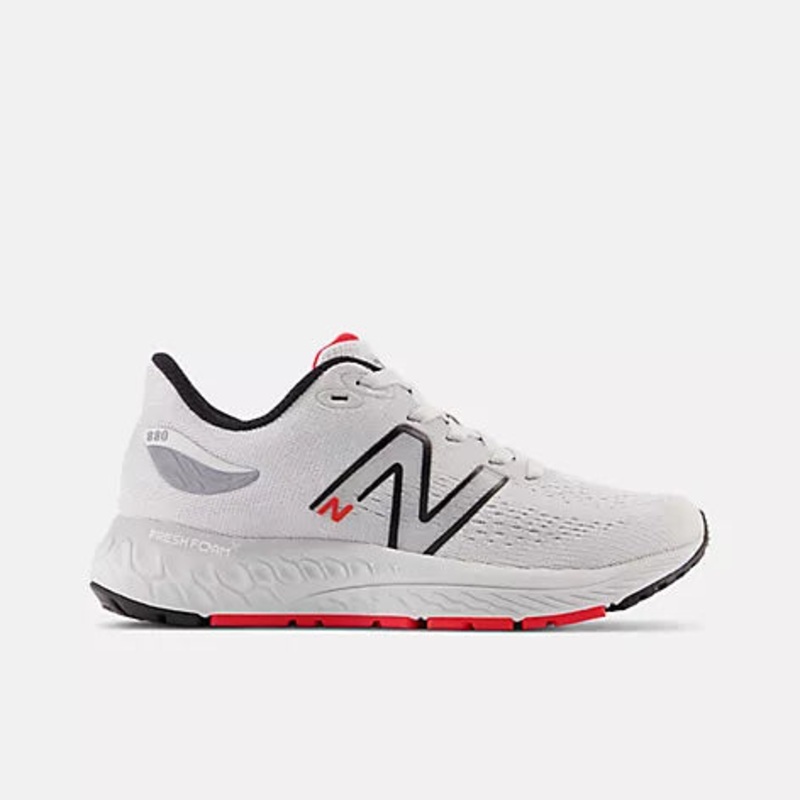 New Balance Kids Fresh Foam X 880V12 Ps 12.5 Light Aluminum/True Red-Q Medium