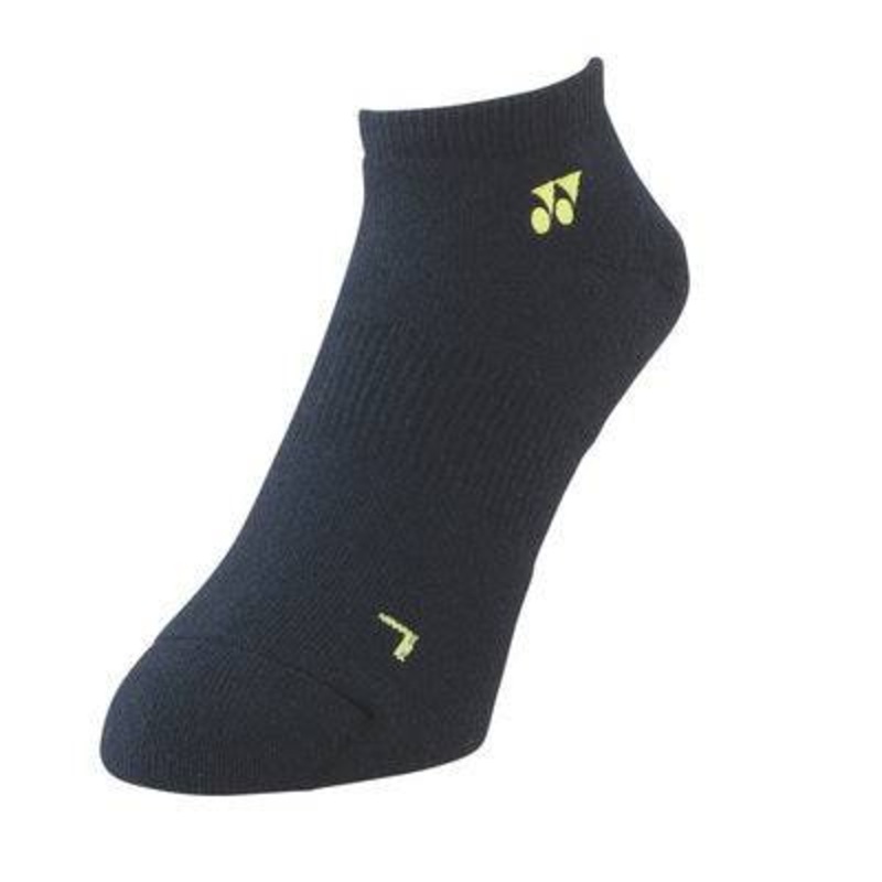 YONEX Sport Low-Cut Socks (Made in Japan) 19121YX Navy/Citrus Green S (22cm-25cm)