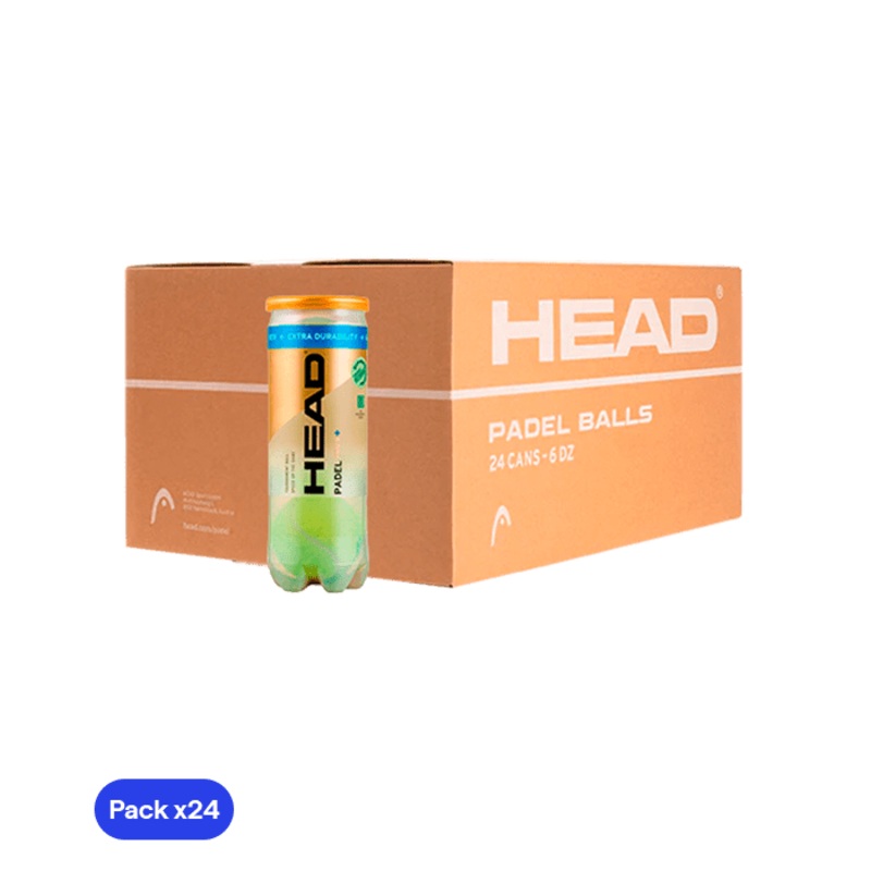 HEAD Padel Pro S+ 2024/2025 (pack x 24) Padel Balls Box