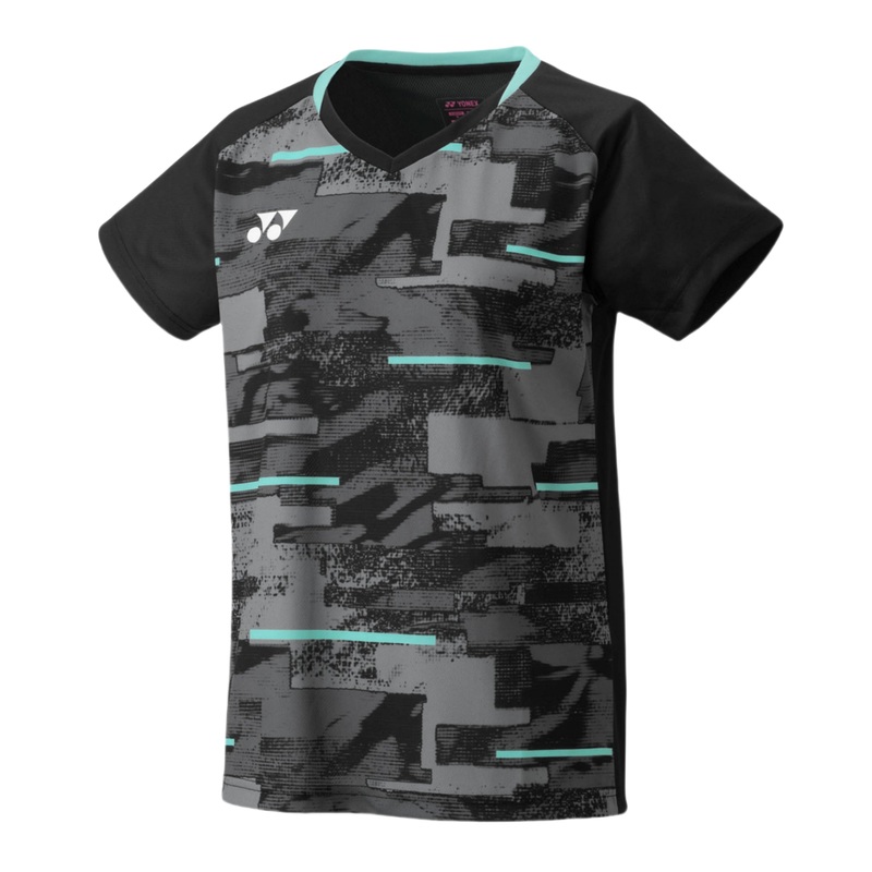 YONEX Women’s Crew Neck Shirt YW0034EX – Black ASIA M / EU S / US XS / JP M