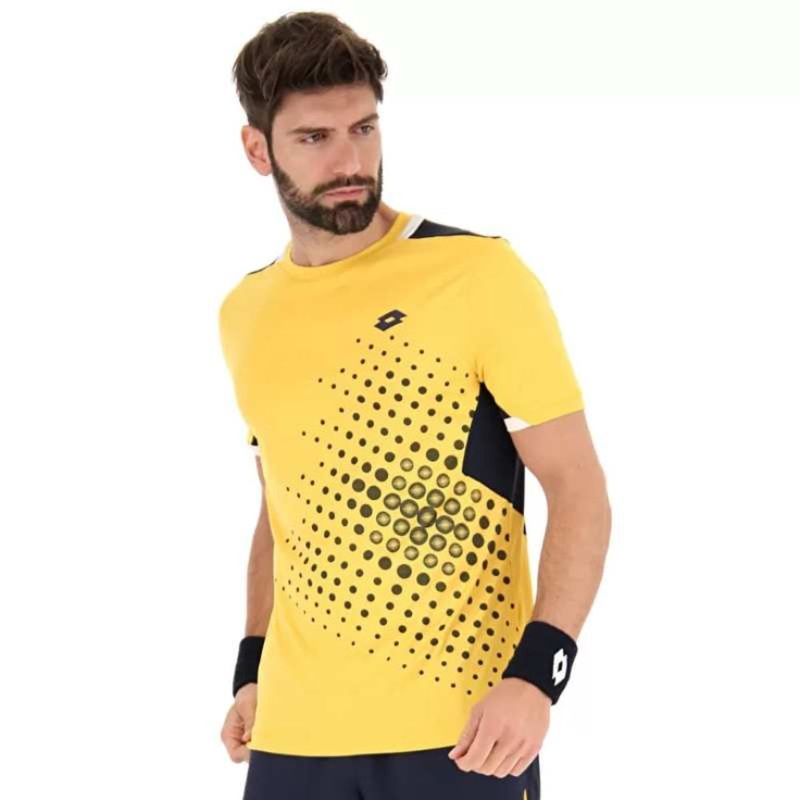 Lotto Men’s IV 1 Top (Saffron/Navy Blue)