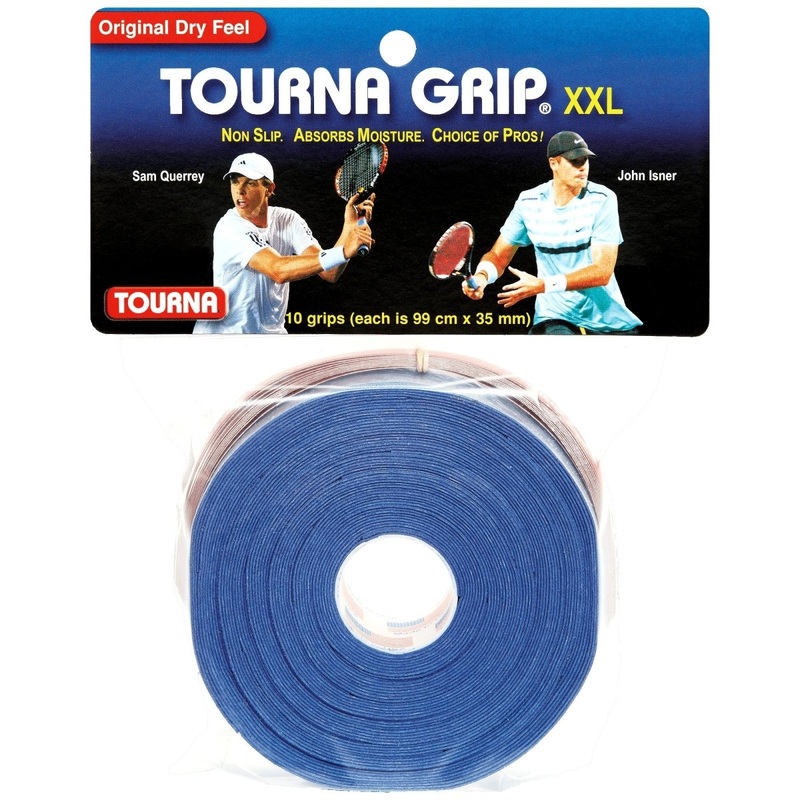 Tourna Grip Overgrip  XXL – Blue – Pack of 10