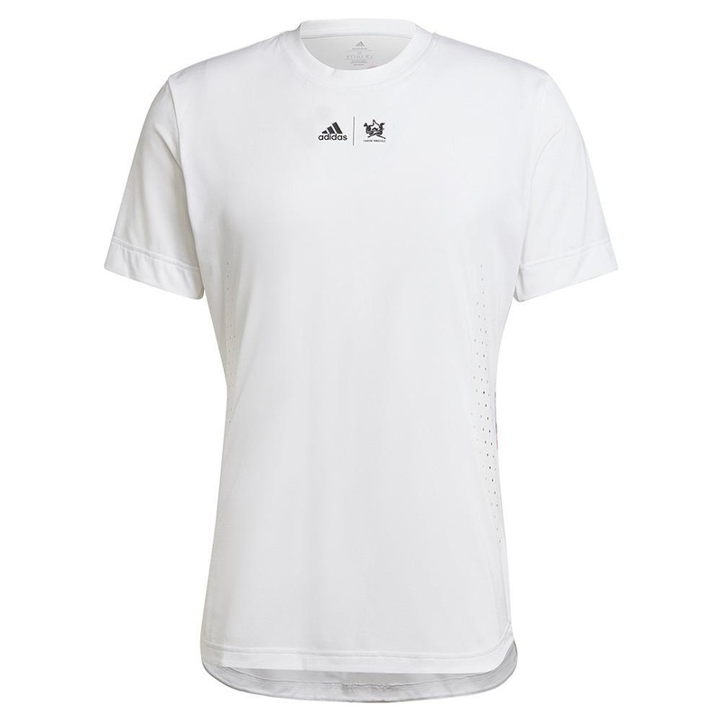 Unisex New York Printed Tennis Top White