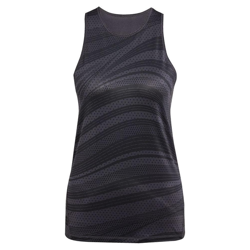 Women`s Club Graphic Tennis Tank Carbon