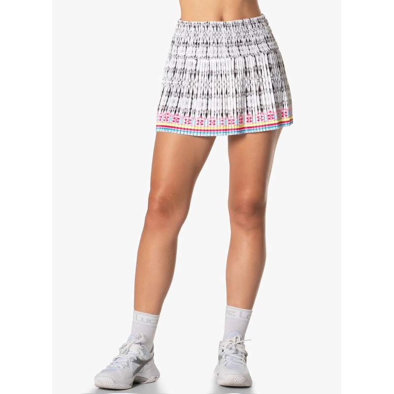 Women’s Lucky in Love Long Obscuro Smocked Skirt Small