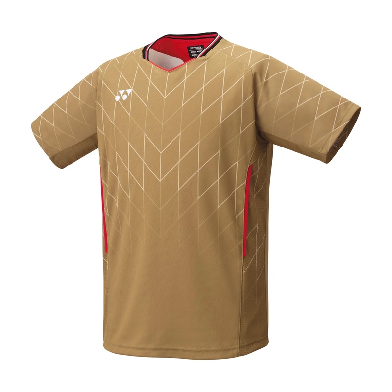 YONEX 2025 Japan National Team Crew Neck Shirt 10698YX – Gold ASIA M / EU S / US XS / JP M
